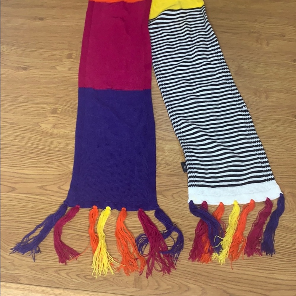 New York & Company Multicolored Patterned Scarf - image 7